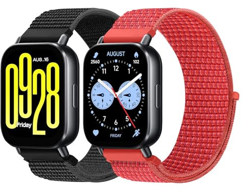 BTTNG Correas compatibles con Xiaomi Redmi Watch 5 Active/5 Lite para mujer y hombre, pulsera ajustable de nylon transpirable de repuesto para Redmi Watch 5 Active/5 Lite