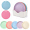 Cat Food Dish Shallow,10 PCS Cat Bowls Kitten Bowls Whisker Fatigue Free Cat Food Bowls Cat Bowls Set Cat Dishes for Food and Water Wide Cat Plate for Kittens and Short Legged Cat
