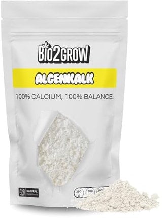 Bio2grow Algenkalk 500 Gramm - Bodenverbesserer für Garten & Kompost - Organisch & Nachhaltig