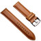 dongriuk Echtes Lederarmband für Daniel Wellington Uhrenarmband für DW-Armband(Yellow Brown,18mm)