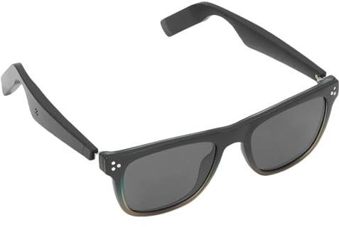AI -Übersetzung Smart Brille, Bluetooth -Sonnenbrille Unterstützt 144 Sprachen Echtzeit Online -Übersetzung mit Berührungssensoren, Magnetischem Rahmen