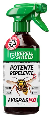 RepellShield® Wespenspray für Pool, Dach & Garten – 500ml – Nicht färbend – Pflanzliche Abwehrbarriere mit Chrysanthemenextrakt – Gegen Wespen & Hornissen im Außenbereich