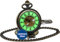 SEWOR Vintage mecánica Mano Viento Reloj de Bolsillo Luminosa Esfera Lupa de Cristal (Standup Bronze)