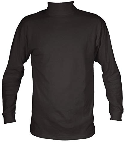 Britwear Mens Roll Neck Thermal Underwear Baselayer T Shirt Top Winter Warm