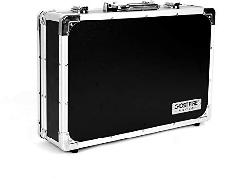 Ghost Fire Gitarren-Multieffekt-Pedalkoffer, 54,9 x 31,5 x 10,7 cm, mit Pedal-Montageband, Stabiler Verriegelung, Aluminium-T-Serie, Schwarz, T-EC8, Modern