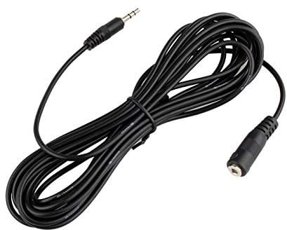 3.5mm Extension Cable16FT 5 Meter IR Repeater Extension Cable Extender Wire for Infrared ReceiverPortable audio and video