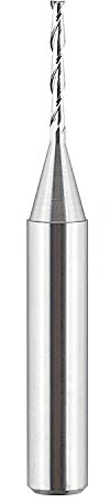 SpeTool Router Bits 1/4 Shank Spiral Router Bit Up Cut CNC Router Bits 1/16 Inch Cutting Diameter 1/2 Inch Cutting Length HRC55 Solid Carbide End Mill for Wood Carving Woodworking