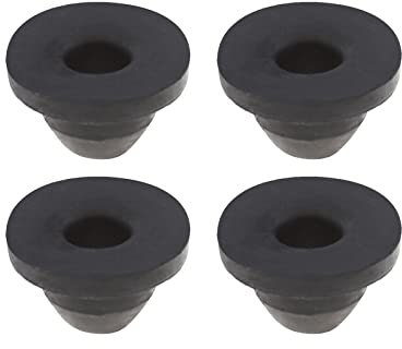 Create idea 4pcs Lave-Glace Pompe d'essuie-Glace Moteur Pulvérisation Joint d'étanchéité en Caoutchouc Capuchon 443955465 Compatible avec Golf Polo Bus T3 T4 T5