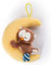 NICI Anhänger Eule Oscar 9cm & Mond, mit Loop