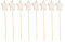 STOBOK Prinzessin Fairy Zauberstab Stick: 8Pcs Unvollendete Hölzerne DIY Crafts Star Magical Zauberstab für Mädchen Kunstshow Cosplay Kostümparty Party