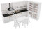 Spielhaus Spielzeug 1/12 Puppenhaus Miniatur Küche/Esszimmer Möbel Dekorationsset Puppen & Plüschtiere