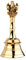 Handglocke Messing handgefertigt Ganesh Glocke Pooja Hochzeit Events Glocke (13 cm)