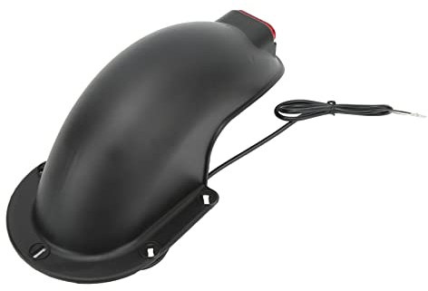 VBESTLIFE Schutzblech für 10-Zoll-Elektroroller Hinten mit Rücklicht, Schwarz, Kunststoff, Taktisch, Motorroller, Rear