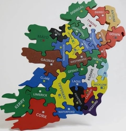 Jumbo Jigsaw Puzzle of Ireland Counties