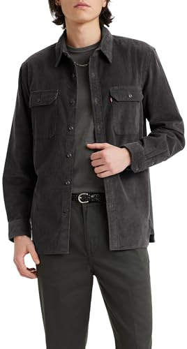 Levi's Men's Jackson Worker Shirt, Black, XS