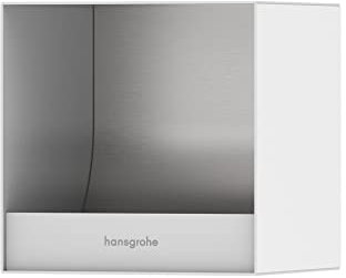 hansgrohe XtraStoris Original Toilettenpapierhalter, Einbau, 150x140x150mm, 56065, Farbe: Mattweiß