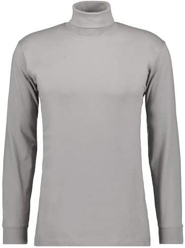 RAGMAN Herren Basic Rollkragenshirt Langarm