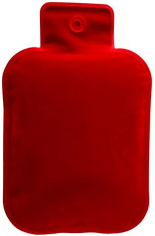 Olanmarp Bolsa de agua caliente de gel para microondas, calor fiable y agradable al tacto, botella de gel (rojo)