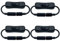 CTRICALVER Interruptor tipo C, paquete de 4 cables de extensión de interruptor de alimentación tipo C de 20 cm, adecuado para computadora portátil, disco duro, mouse, teléfono móvil, unidad flash U