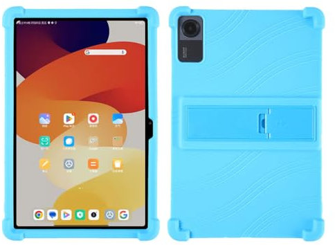 Funda para Realme Pad 2, Suave Silicona TPU Delgado Flexible Shell Cover Caso Bumper Anti-Golpes Carcasa Protectora Case para Realme Pad 2 (11,5) - Azu2