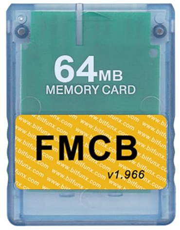 LYEAA Spielekonsole Speicherkarte 8/16/32/64 MB Speicherkarte Spiel Speicherkarte für PS2 FMCB Speicherkarte