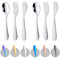 Children Cutlery Metal, 6 Pcs Stainless Steel Kids Flatware Set with Knife/Fork/Spoon, Todler Silverware Healthy & Mirror Polished, Dishwasher Safe (Silver*2)