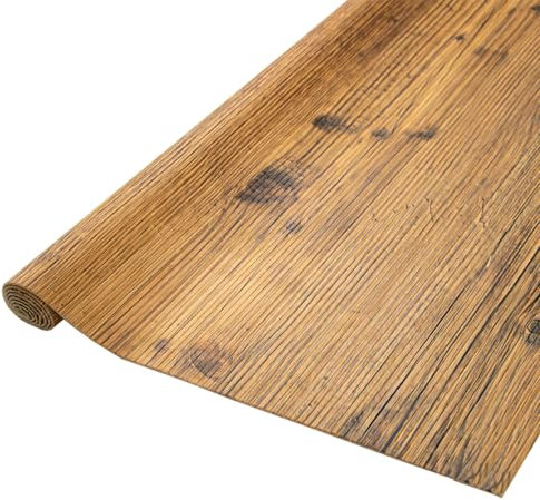 Lamella flexible Holz Wandpaneele im Eichenholz oder Altholz Look I edle Wandverkleidung aus Holz I Ausrollbare Holzverkleidung I Holzwand (ALPENVORLAND 68, Höhe 2040mm, 4 lfm)