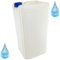 Anwicar Wasserkanister 30l aus Kunststoff, Wassertank HDPE, Wasserbehälter Trinkwasserkanister, Reservekanister, Kunststoffkanister, für Haus, Garten, Auto, Camping usw., dichter Verschluss