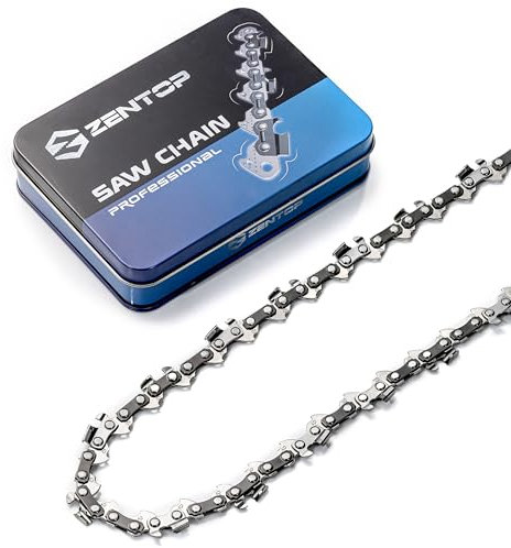 ZENTOP Carbide Chainsaw Chain 16 Inch, 050 Gauge, 3/8 LP Pitch, 55 Drive Links. Fits Stihl, McCulloch, Troy-Bilt and More. 1 Pack