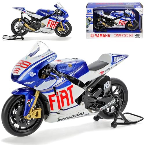 Generisch Yamah. YZR-M1 FIAT Team Jorge Lorenzo No 99 2010 MotoGP 1/12 New Ray Modell Motorrad Modell Auto