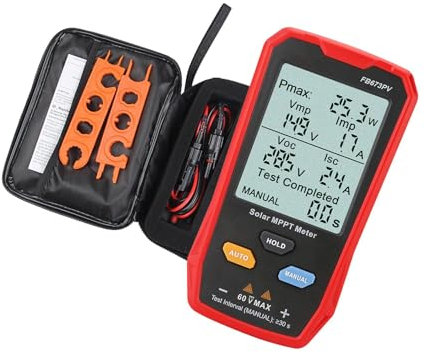 Milageto Solar Mppt Meter Multimeter Kit 5,6x3x0,8 Zoll mit