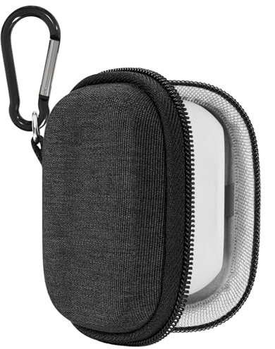 Geekria Shield Earbuds Case Compatible with Sony LinkBuds Open, Fit, WF-1000XM5, WF-1000XM4 True Wireless Earbud, Replacement Hard Shell Travel Carrying Bag with Carabiner Clip