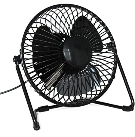 Mikikit Mini Ventilatore Con Orologio A Led Per Ufficio Domestico Ventilatore Da Tavolo Portatile Display in Tempo Reale