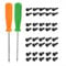 Oniissy 40Pcs Smart Doorbell Security Screws Replacement Compatible for Ring Doorbell,Screwdriver Set,for Doorbell Replacement Release/Wired, Doorbell Battery Change