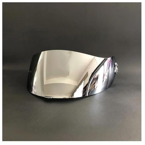 Motociclo Lente for visiera del casco, lente for visiera for PC anti-UV for casco da moto Modello Lente for visiera del casco Custodia for Nolan X-lite X-803 X-803RS UCX802 X-702 X-661 (oro)(Silver)