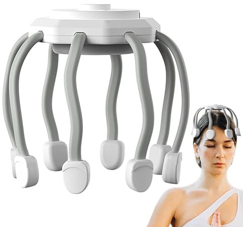 Massager del cuoio capelluto elettrico - dispositivo di massaggio alla testa vibrante, stimolatore dei capelli | Dispositivo portatile per scarico di pressione, sollievo dallo stress del tessuto di pr