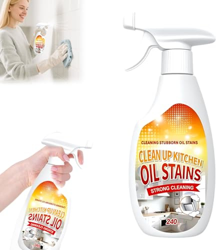 Küchenreiniger, 2026 Spray Splash Cleaner vielseitig Gemäßig Fleckenentferner, Allzweckreiniger ölfleckentferner Extra Stark für Herd und Backofen, Milde Spülfreie Formel (1, 240ml)