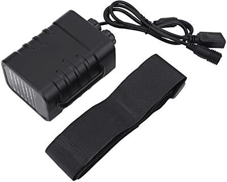 18650 Waterproof Battery Pack Case Box High Capacity Rechargeable Lithium Battery Storage with USB Charger for Bicycle Lamp Smartphone Outdoor Activities Black 8.7x6.5x4.5cm