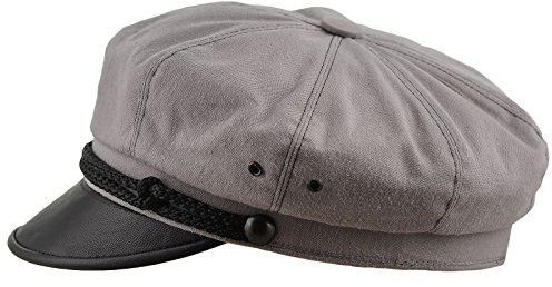 Sterkowski Motorradmütze Harley Baumwolle 57 cm Grau/Schwarz