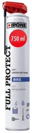 IPONE - Multifunktionaler Schmierstofflöser Full Protect - Löst verrostete Teile - Schmiert mechanische Teile - 750 ml