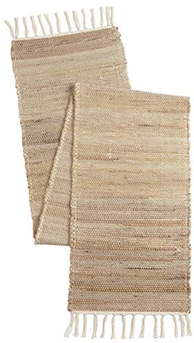 The Home Talk Hand Woven Table Runner | 13'' x 72'' Vintage Mats for Parties, Dining Table, Coasters | Decorative Runner | Jute Fibers | Eco-Friendly Accessory | Natural Boho Jute Store