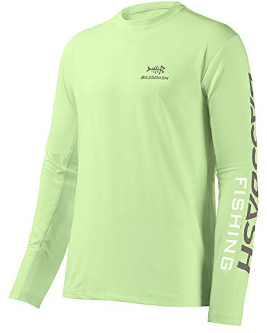 Bassdash Camisetas de Pesca para Hombre protección Solar UV UPF 50+ Camiseta de Manga Larga
