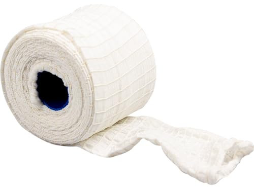 Browin 310105 Filet à Charcuterie 12,5 cm x 5 m | Filet à Fumer pour Jambon, Saucisse, Boucher, Volaille, Fromage | Jusqu'à 220°C | Blanc