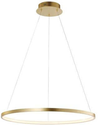 LeuchtenDirekt LED Pendelleuchte, 28,5 Watt, 3000K, Gold (11524-12)