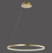 LeuchtenDirekt LED Pendelleuchte, 28,5 Watt, 3000K, Gold (11524-12)