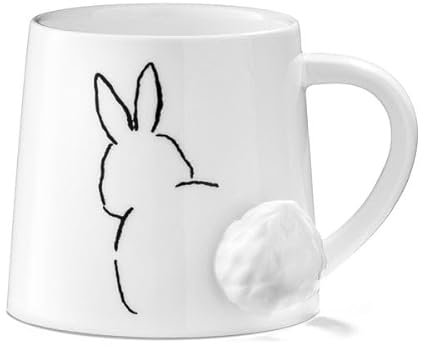 Mug Lapin à Queue 3D Tasse Animal Ebiz Céramique 350ml