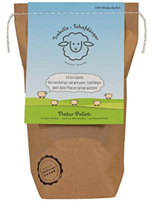 Natur Pellets - 100% Schafwollpellets, natürlicher Dünger aus Schafwolle (500g)