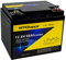 Batterie au lithium LiFePO4 12 V 50 Ah, batterie rechargeable au lithium fer phosphate à cycle profond de plus de 4000 pour énergie solaire, camping-car, marine, stockage à domicile, camping en plein