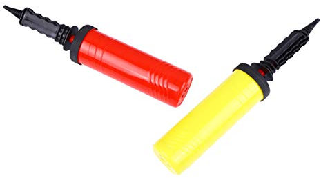 jojofuny 2pcs Balloon Inflator Pump Hand Held Air Pump for Inflating Foil Balloons Modelling Random Color