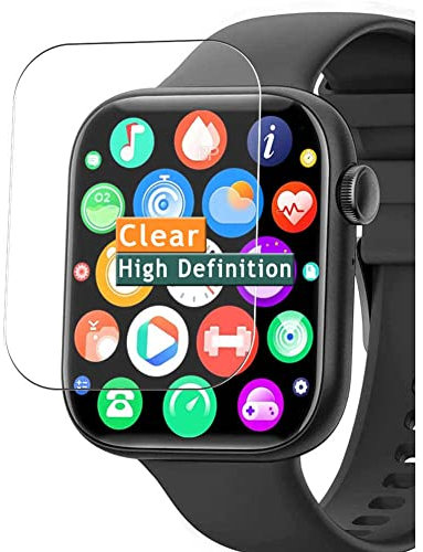 Vaxson 3 Stück Schutzfolie kompatibel mit AMZSA P45 1.8 Smart Watch smartwatch Display folie folien Displayschutzfolie ( nicht Panzer Schutz Glas folie SchutzGlas nicht PanzerGlas )